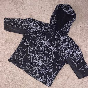 Bebe hoodie! Gray & black with rhinestones